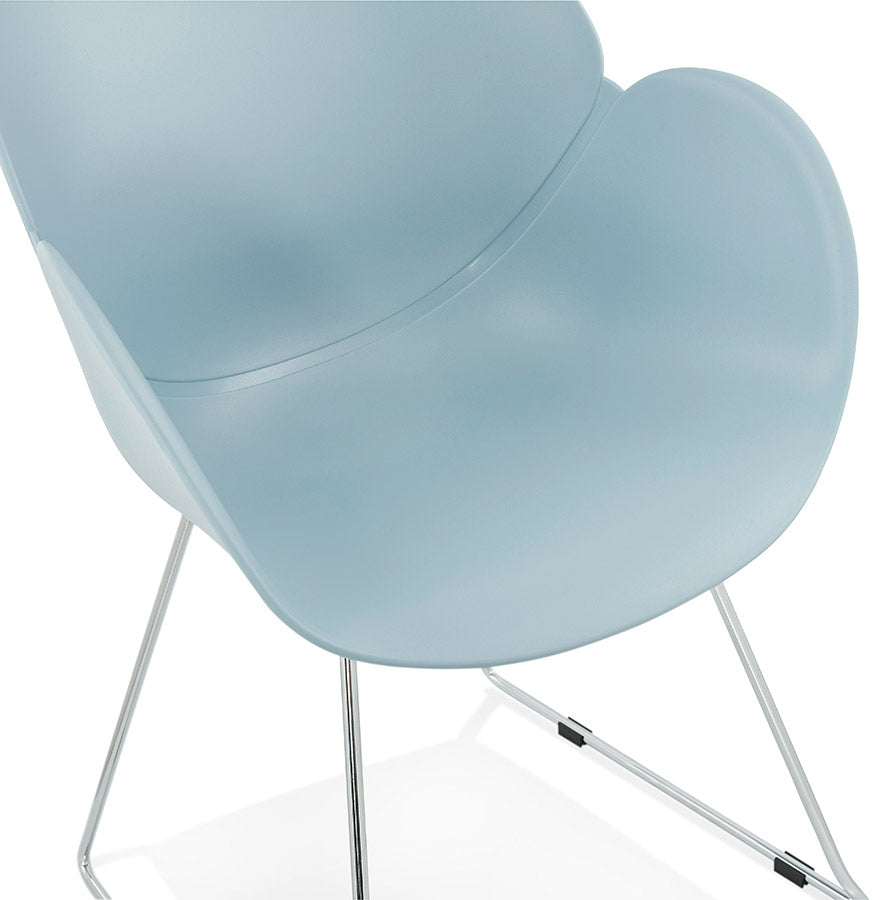 Stoel TESTA - blauw - kunststof