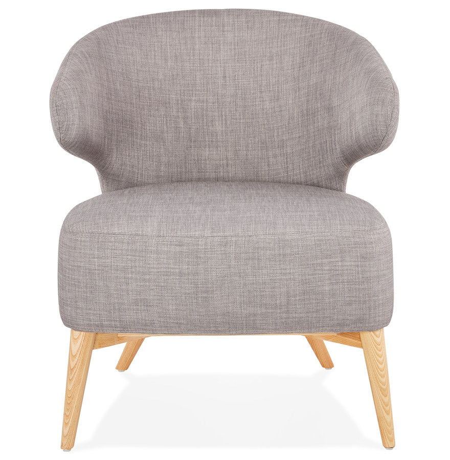 Armchair MISSY - gray - fabric