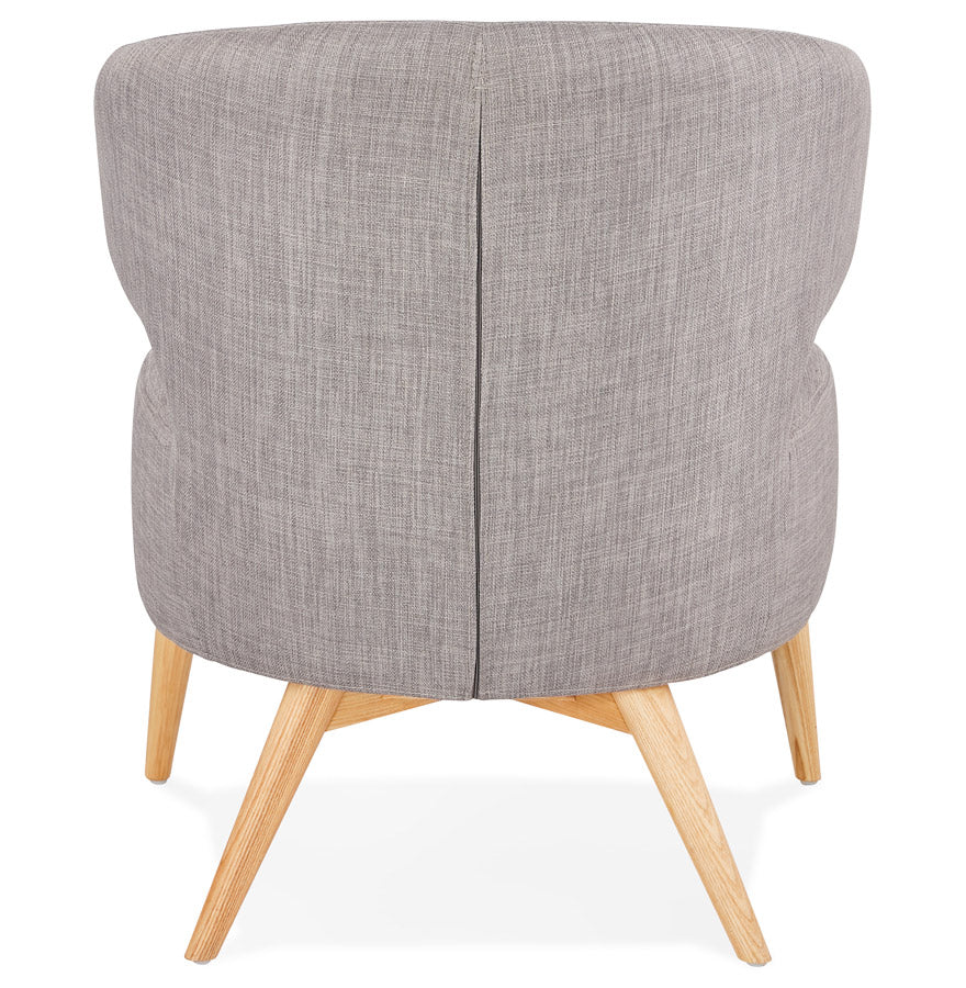 Armchair MISSY - gray - fabric