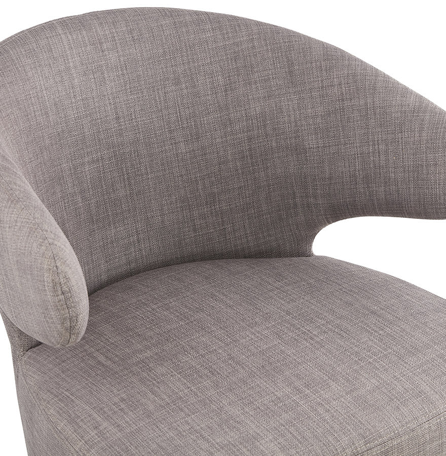 Armchair MISSY - gray - fabric