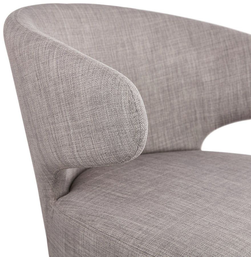 Armchair MISSY - gray - fabric