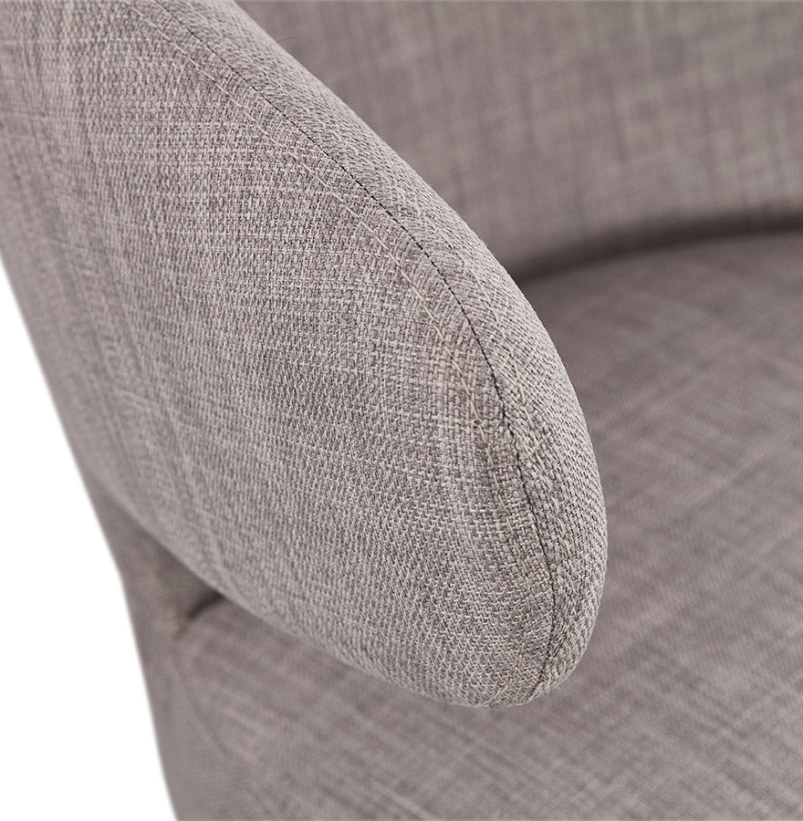Armchair MISSY - gray - fabric