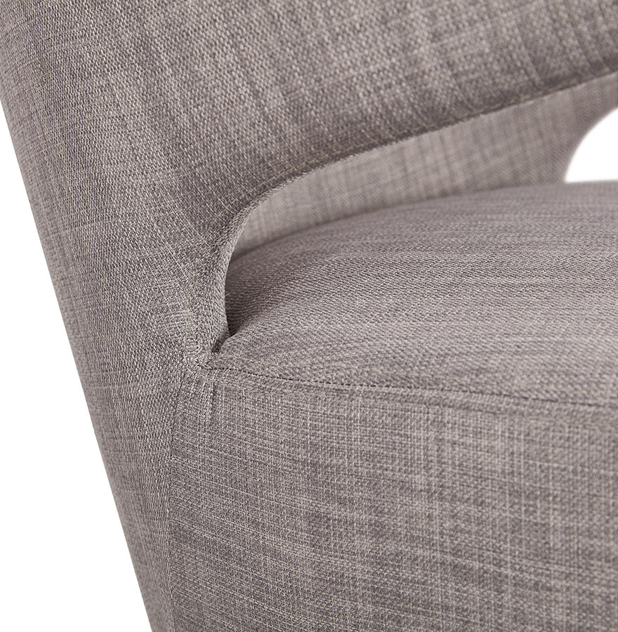 Armchair MISSY - gray - fabric