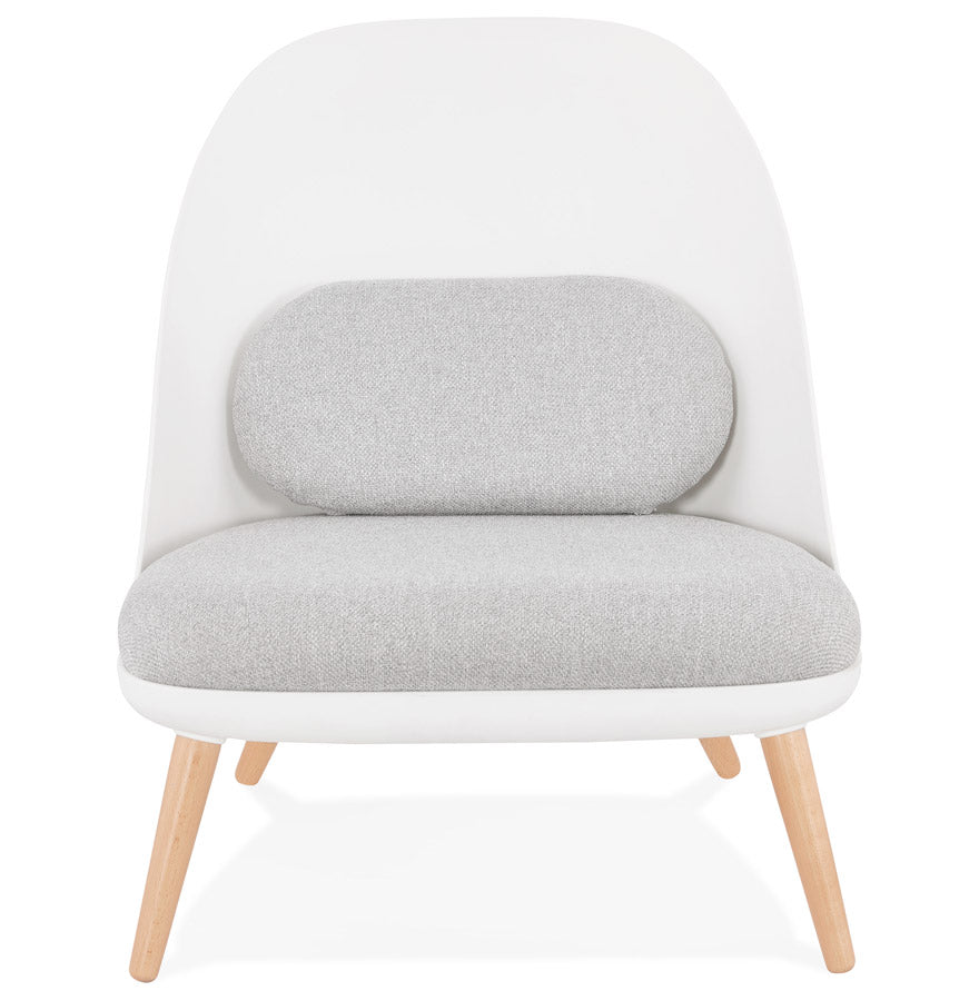 Fauteuil KAJOL - wit - kunststof