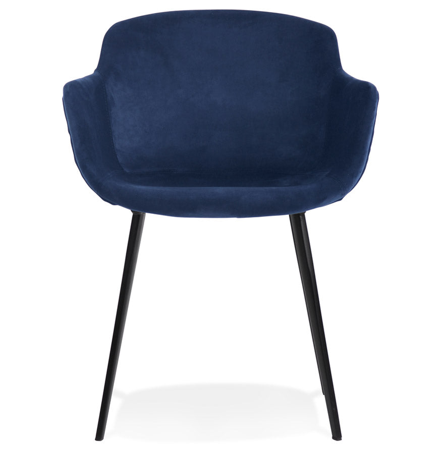 Stoel LOREL - blauw- stof
