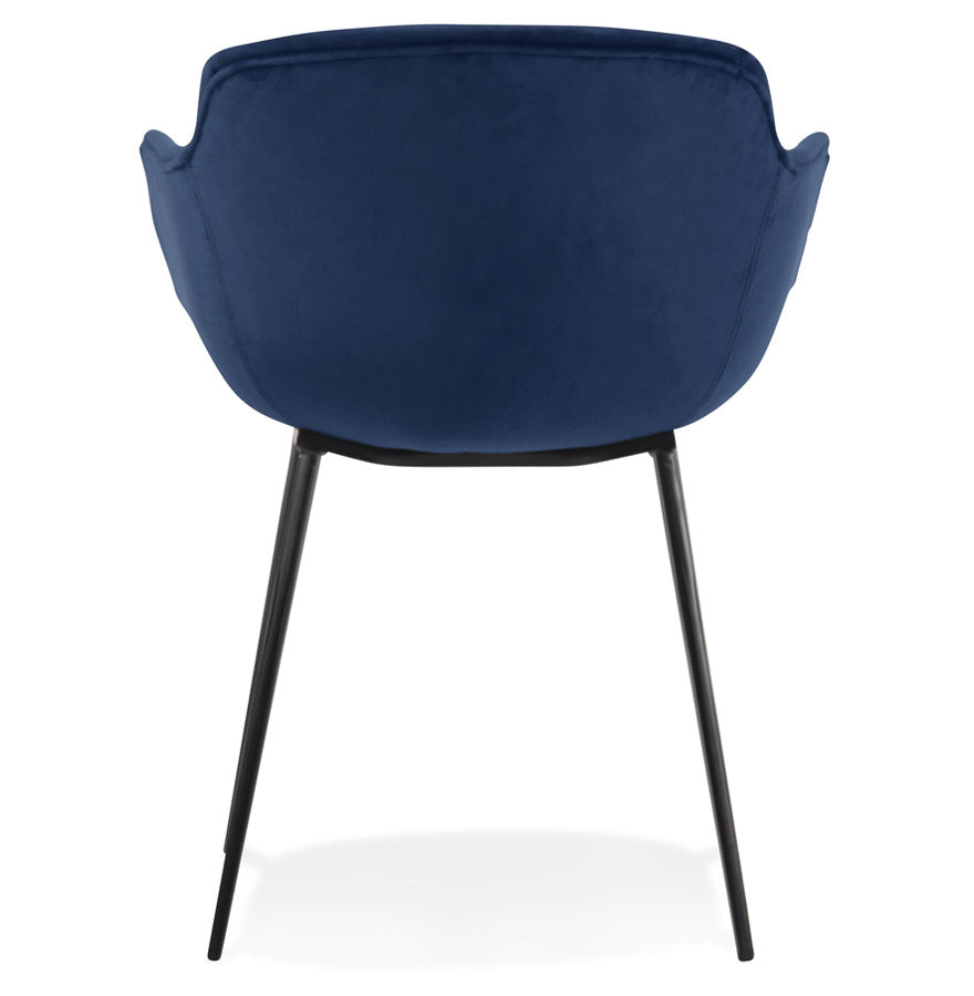 Stoel LOREL - blauw- stof
