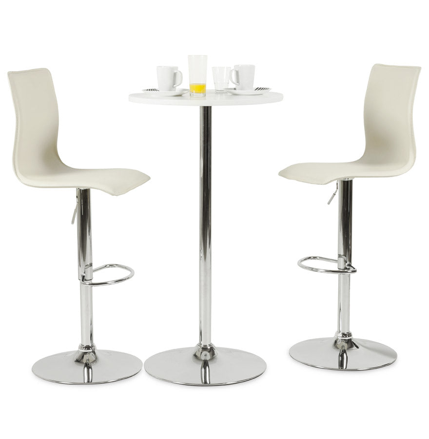 Barhocker SOHO - Creme - Kunstleder