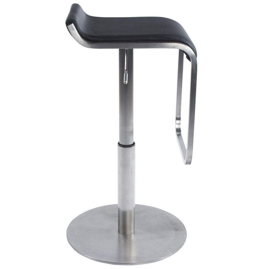 Bar stool MODENA - black - imitation leather