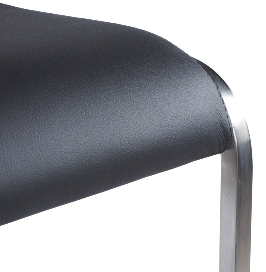 Bar stool MODENA - black - imitation leather