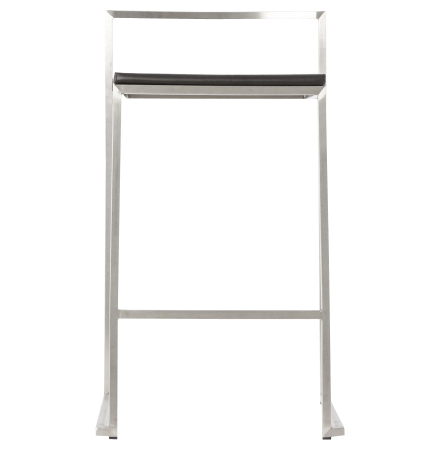 METO bar stool - black - imitation leather