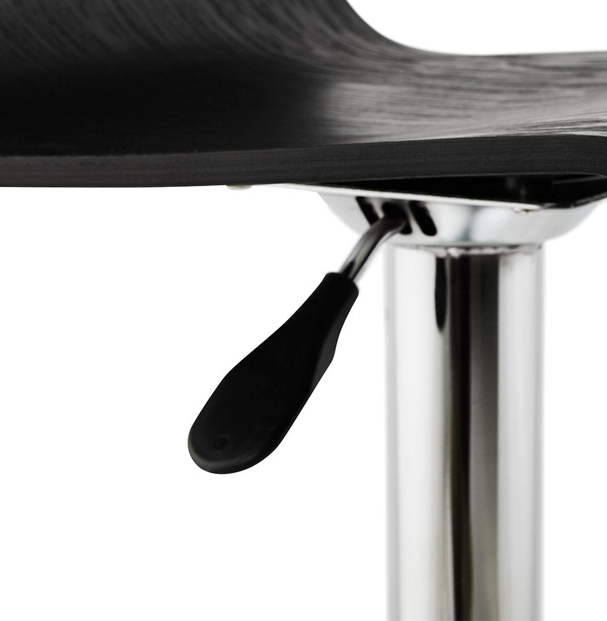 Barhocker MADEIRA – Schwarz – Holz