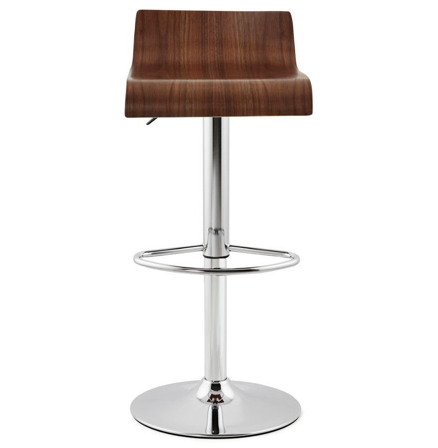 Bar stool VANNOT - walnut - wood