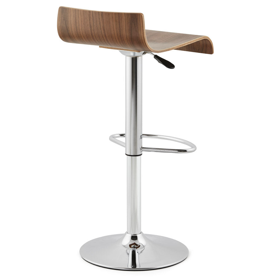 Bar stool VANNOT - walnut - wood
