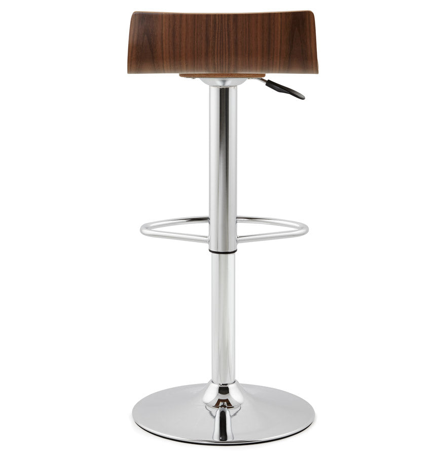 Bar stool VANNOT - walnut - wood