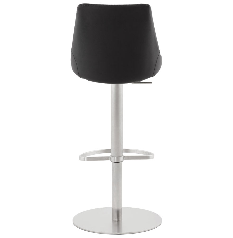 Bar stool KARU - black - imitation leather