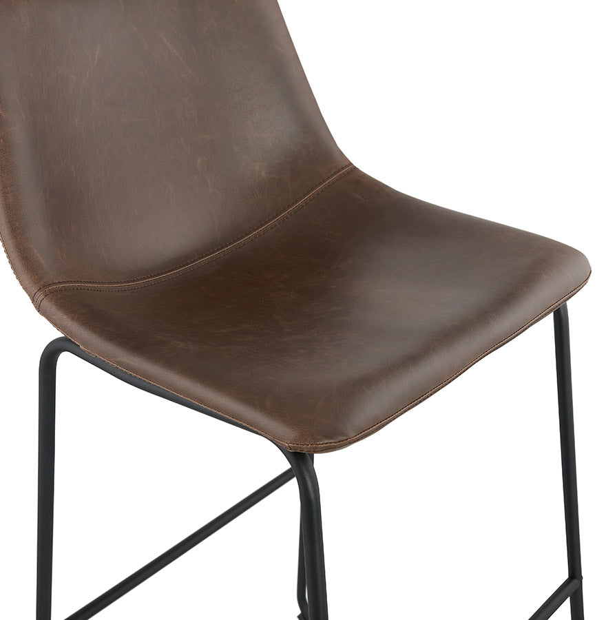 Barkruk GAUCHO MINI - bruin - kunstleer