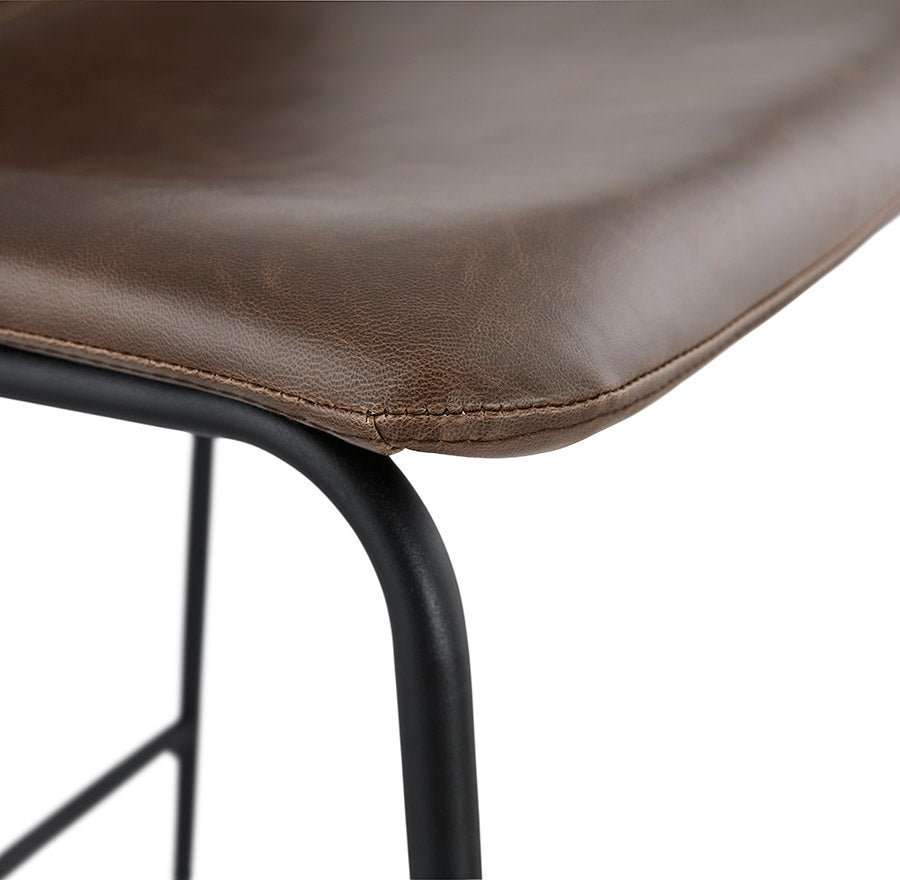 Barkruk GAUCHO MINI - bruin - kunstleer