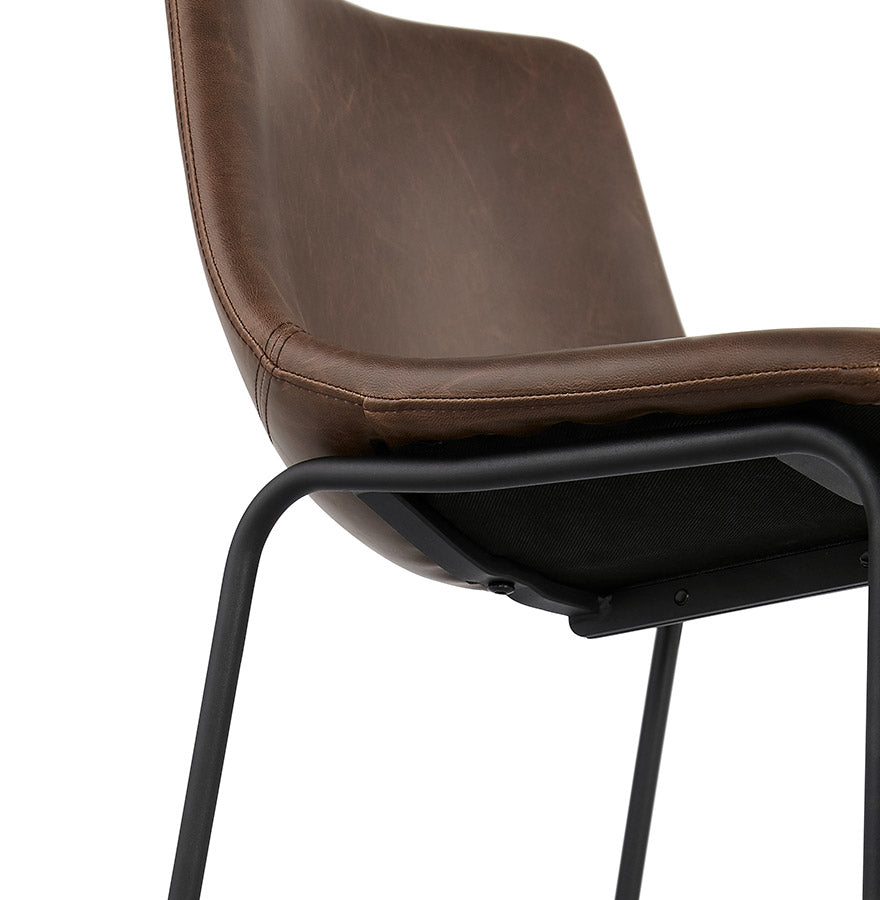 Barkruk GAUCHO MINI - bruin - kunstleer