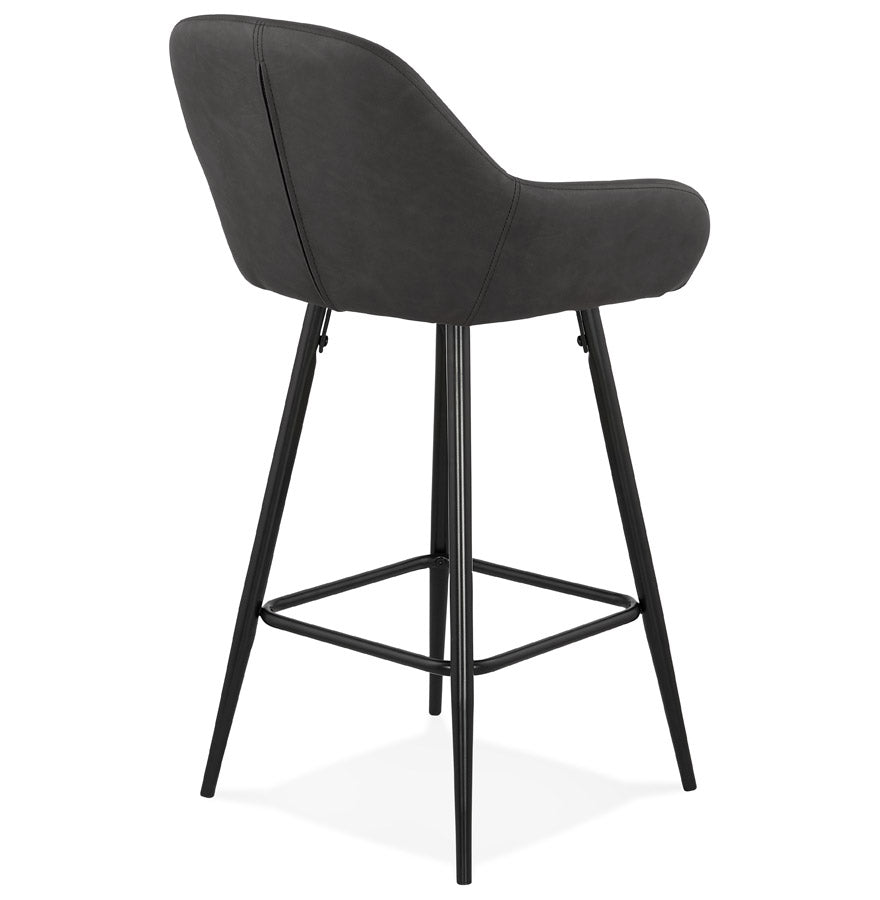 Barhocker KLAP MINI - Dunkelgrau - Kunstleder