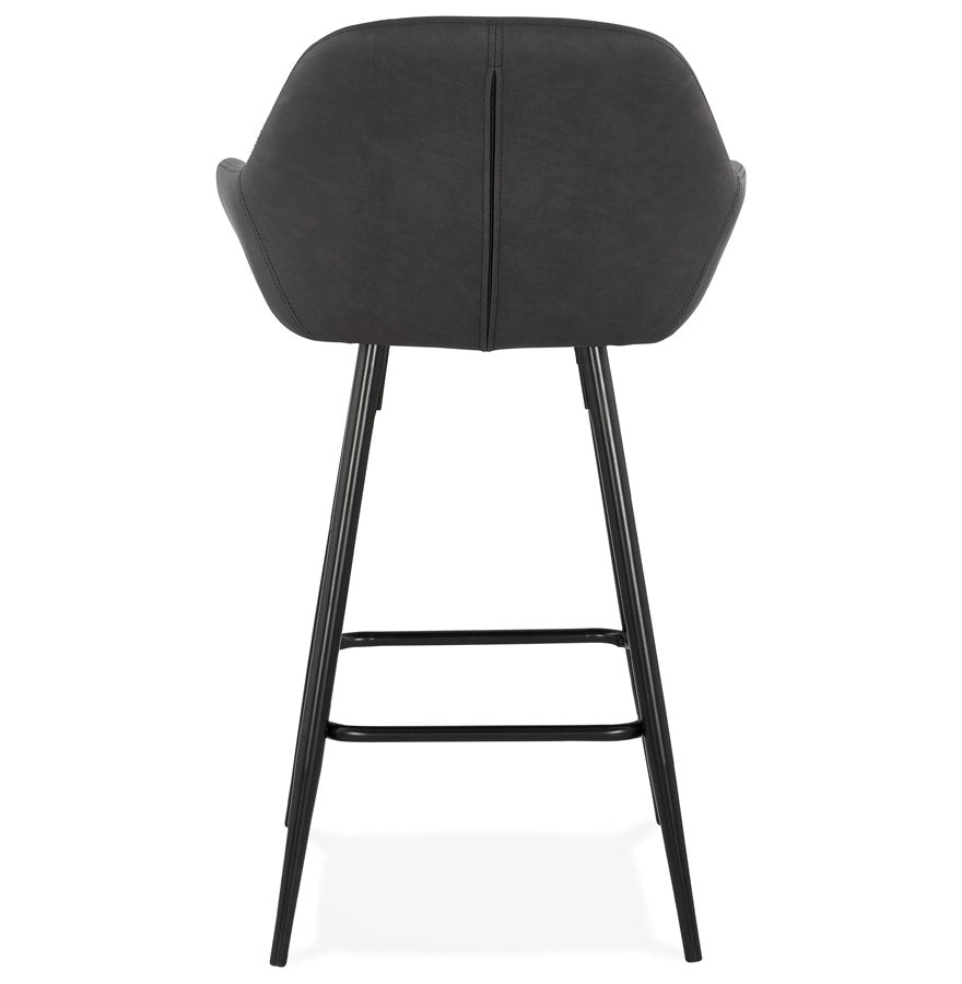 Barhocker KLAP MINI - Dunkelgrau - Kunstleder