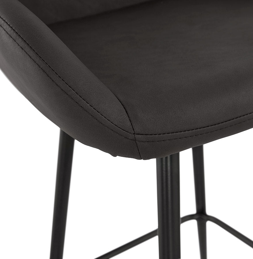 Barhocker KLAP MINI - Dunkelgrau - Kunstleder