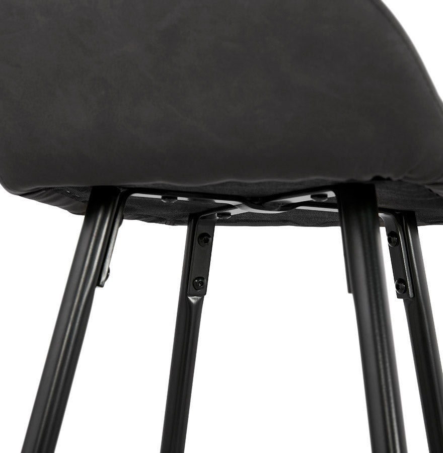 Barhocker KLAP MINI - Dunkelgrau - Kunstleder