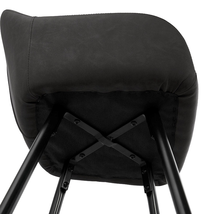 Barhocker KLAP MINI - Dunkelgrau - Kunstleder