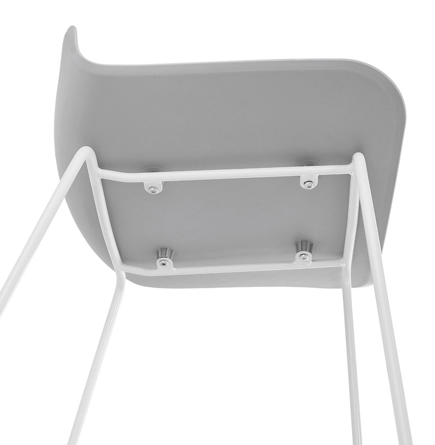 Bar stool SLADE MINI - gray - plastic