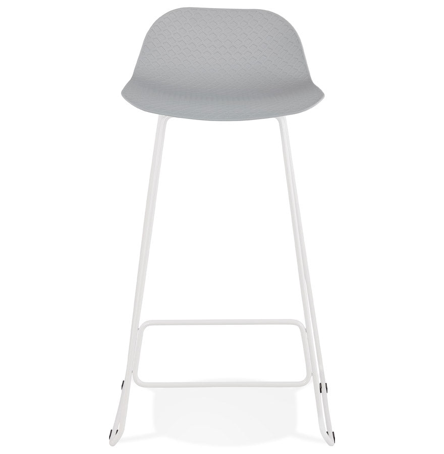Bar stool SLADE - gray - plastic