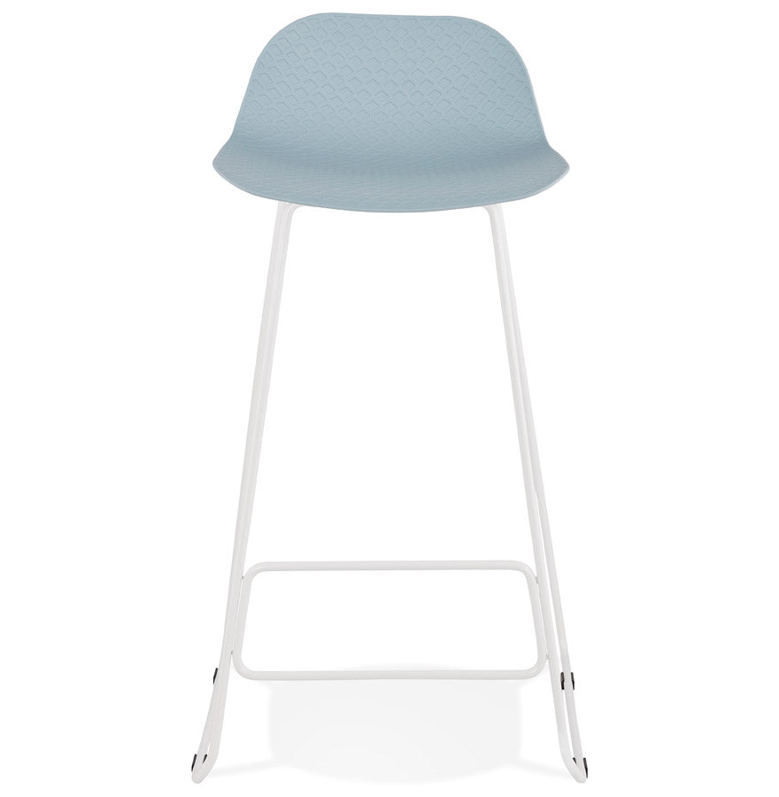 Bar stool SLADE - blue - plastic