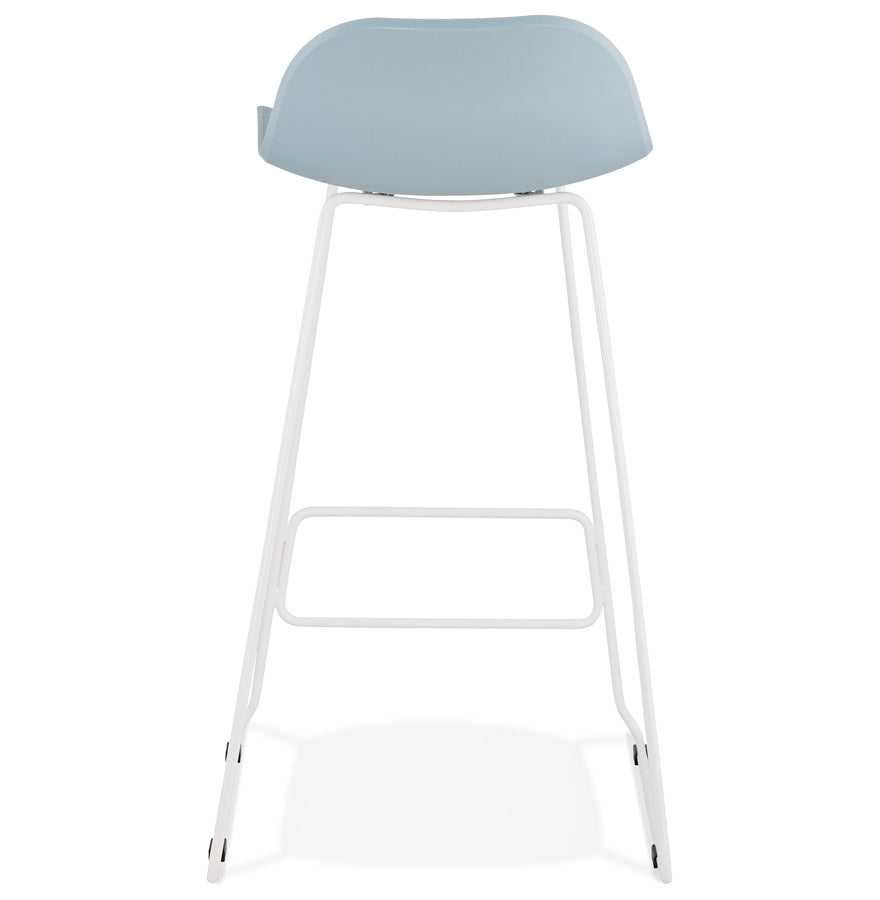Bar stool SLADE - blue - plastic