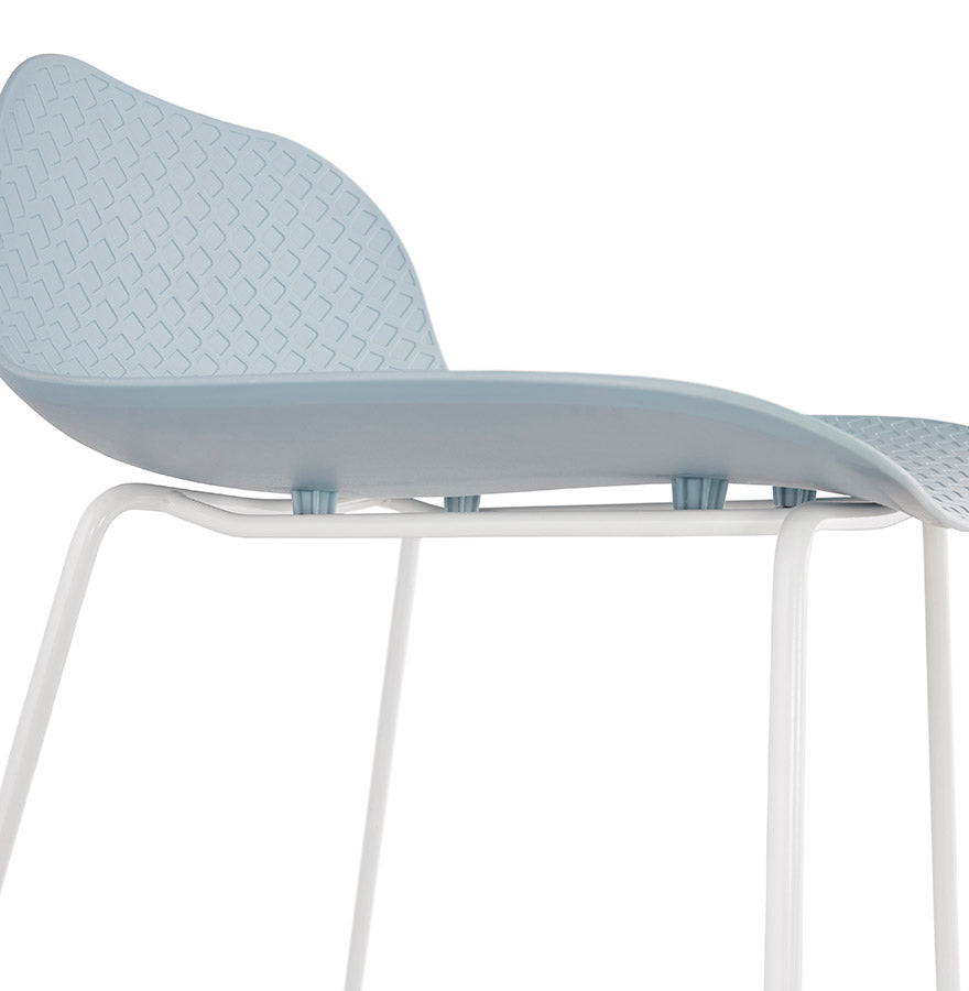 Bar stool SLADE - blue - plastic