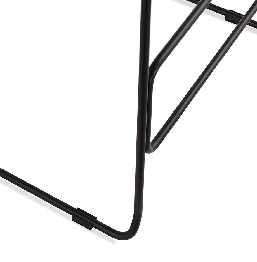Bar stool SLADE - black - plastic