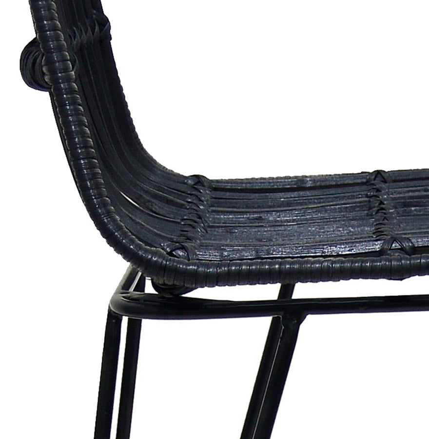 Barhocker LIANO - schwarz - Holz
