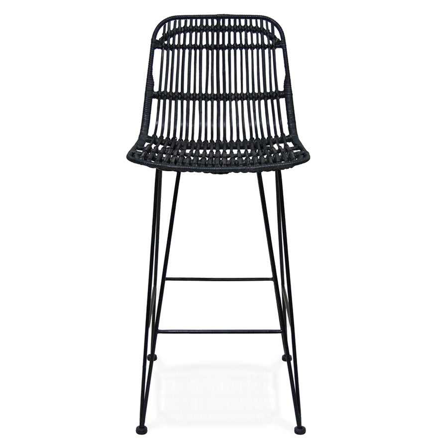 Barhocker LIANO MINI - schwarz - Holz