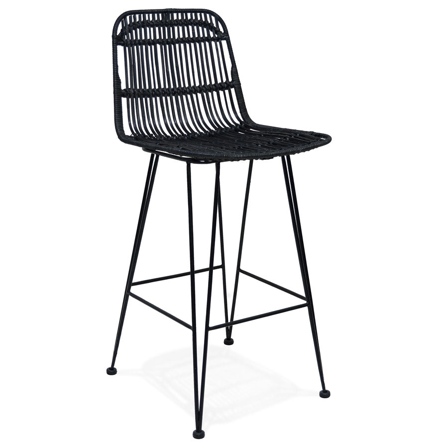 Barhocker LIANO MINI - schwarz - Holz
