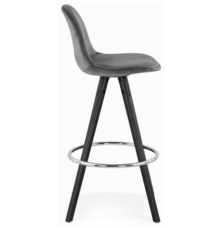 Barhocker FRANKY MINI - grau - Stoff