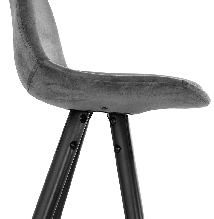 Barhocker FRANKY MINI - grau - Stoff
