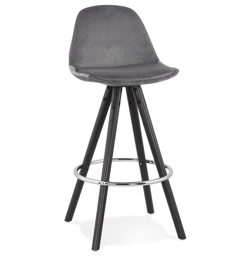 Barhocker FRANKY MINI - grau - Stoff