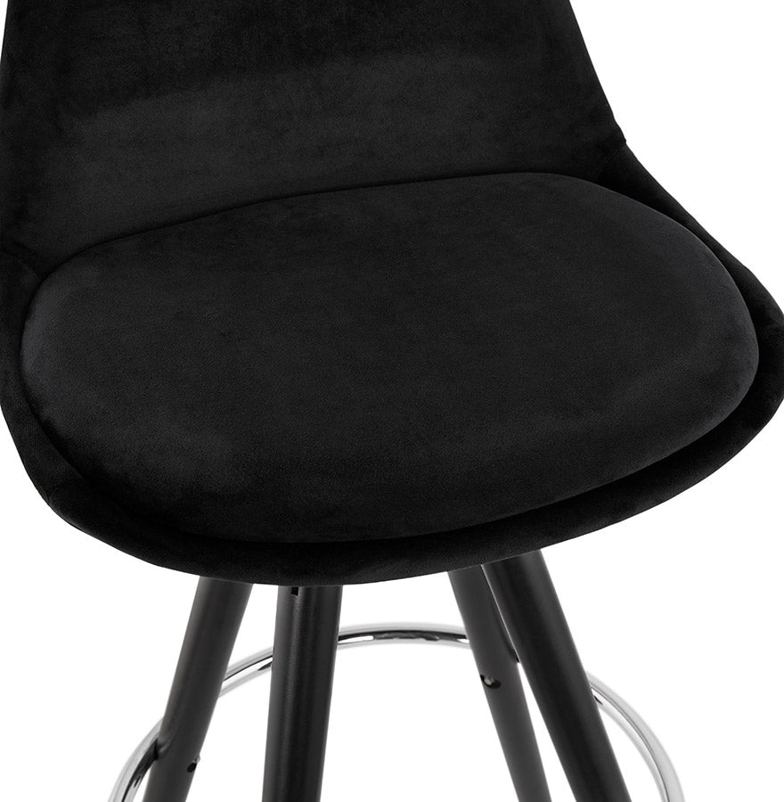 Barhocker FRANKY MINI - schwarz - Stoff