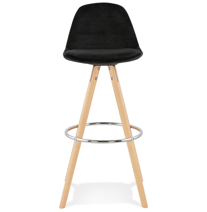 Barhocker FRANKY - schwarz - Stoff