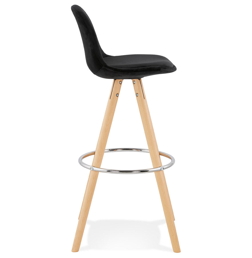 Barhocker FRANKY - schwarz - Stoff