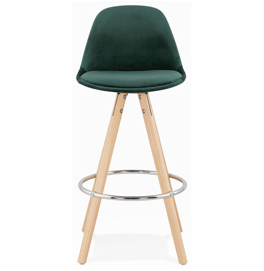 Bar stool FRANKY MINI - green - fabric