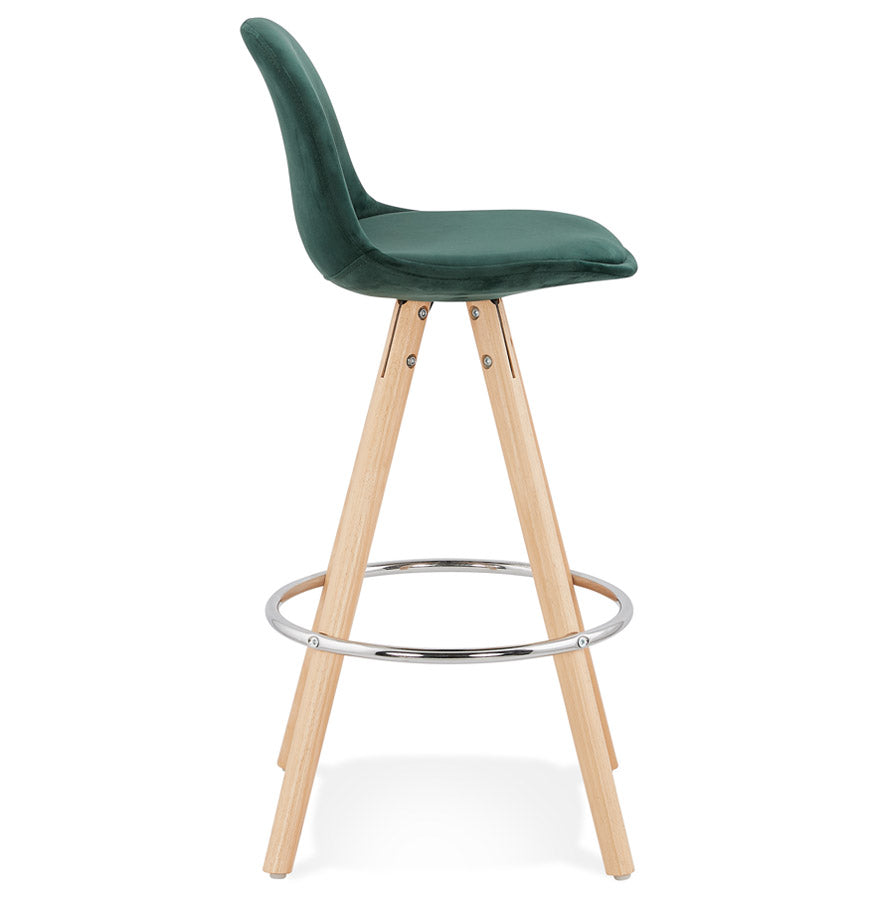 Bar stool FRANKY MINI - green - fabric
