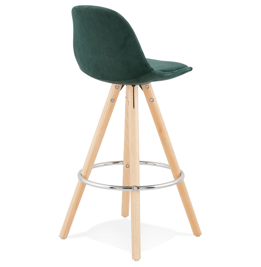 Bar stool FRANKY MINI - green - fabric
