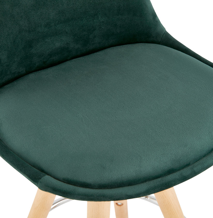 Bar stool FRANKY MINI - green - fabric