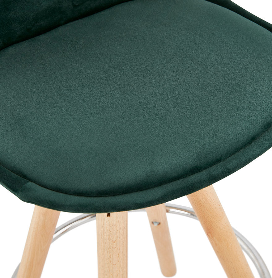 Bar stool FRANKY MINI - green - fabric