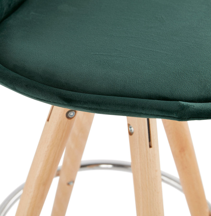 Bar stool FRANKY MINI - green - fabric