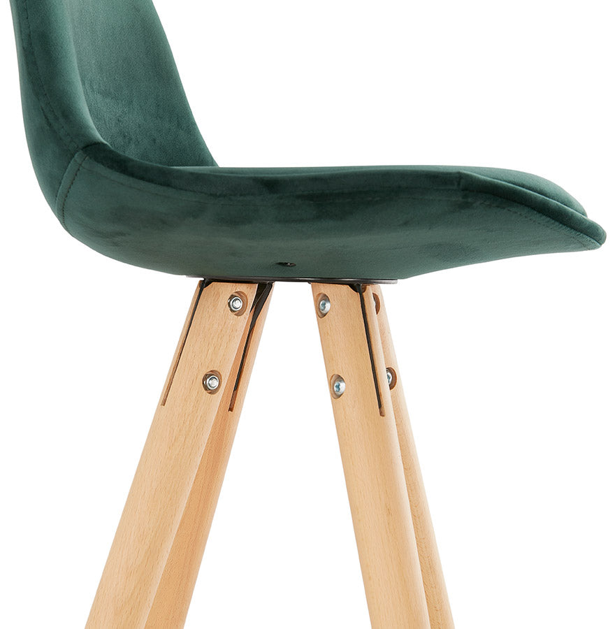 Bar stool FRANKY MINI - green - fabric