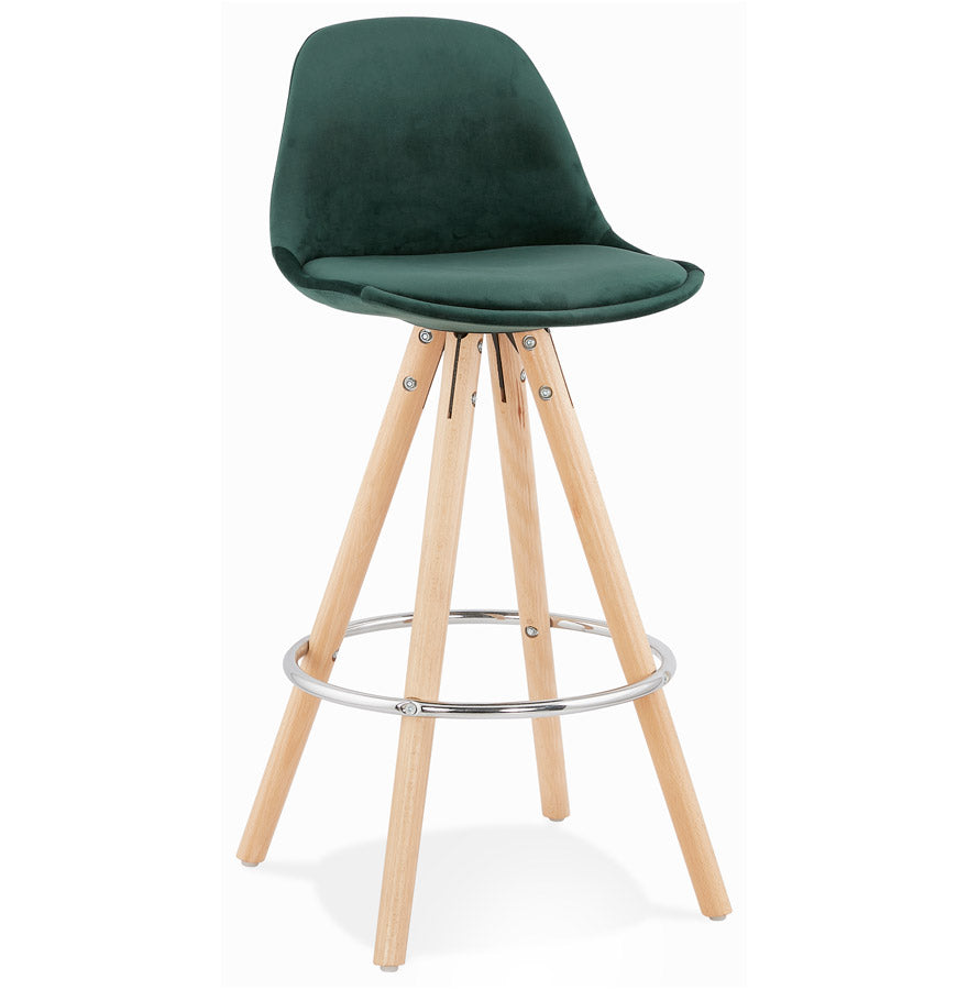 Bar stool FRANKY MINI - green - fabric